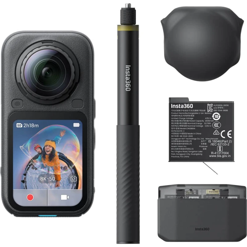 Insta360 X6 Essentials Bundle màu đen