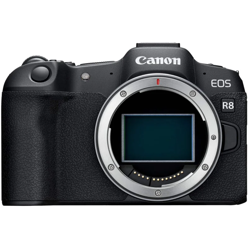 Canon EOS R8 — thân máy nhìn phía trước