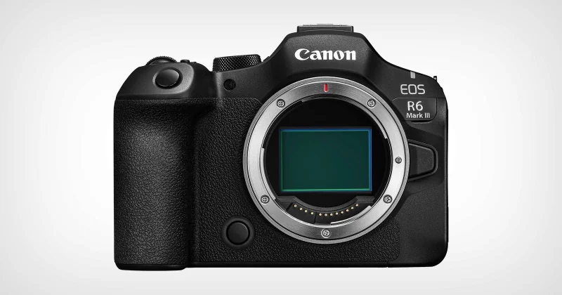 Canon EOS R6 Mark III — cảm biến và ngàm RF trên thân máy