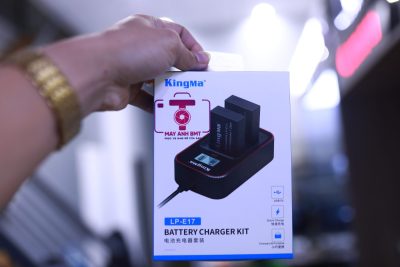 Pin sạc Kingma Ver 3 cho Canon LP-E17 (Sạc type C siêu nhanh)