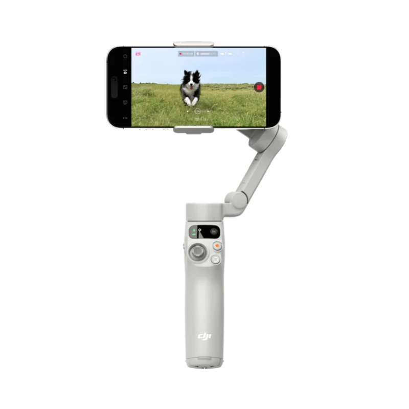 DJI Osmo Mobile 7 – ảnh chính thức DJI; điện thoại chỉ minh họa
