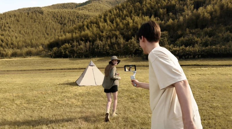 DJI Osmo Mobile SE – Minh họa chọn chủ thể để theo dõi trong DJI Mimo