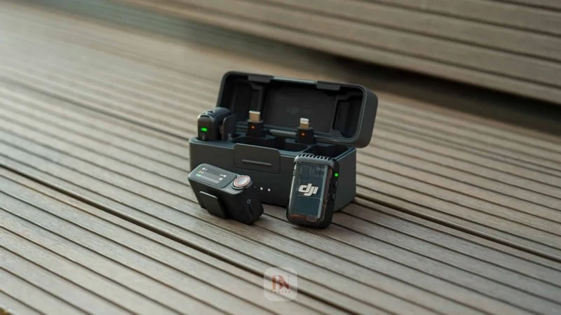 DJI Mic 2 – Bộ thu, bộ phát và hộp sạc