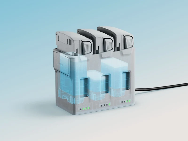 DJI Lito 1 – bộ pin và hub sạc minh họa