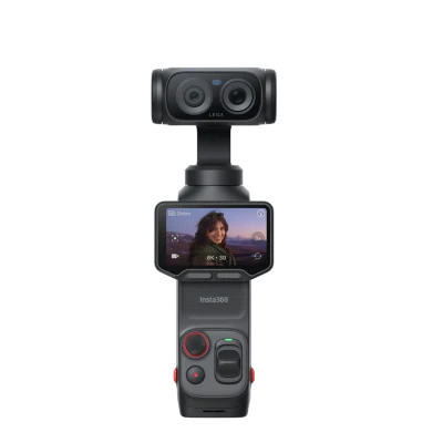 Insta360 Luna Ultra – thiết bị nhìn chính diện, nền trong suốt