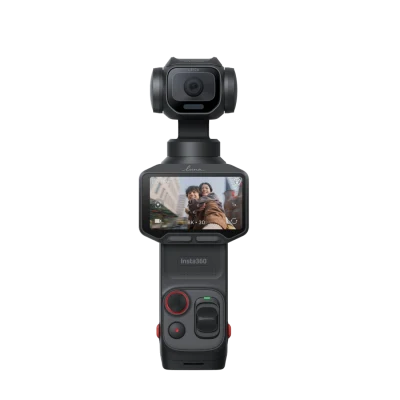 Insta360 Luna Pro – thiết bị nhìn chính diện, nền trong suốt