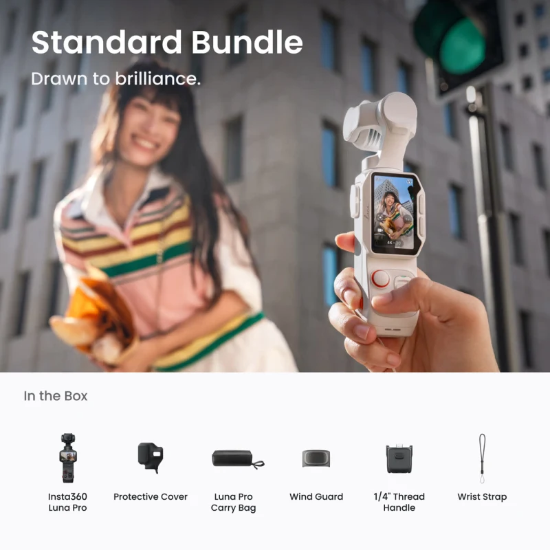 Insta360 Luna Pro – camera gimbal cho người quay di chuyển