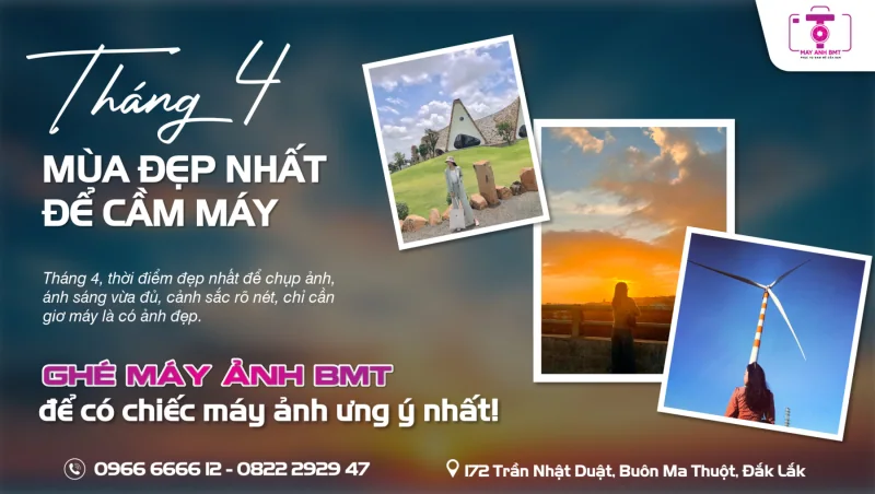 THÁNG 4: MÙA ĐẸP NHẤT ĐỂ CẦM MÁY