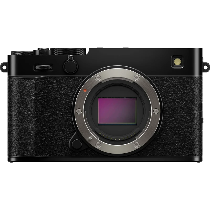 FUJIFILM X-E5 – thân máy chính diện, nền trong suốt